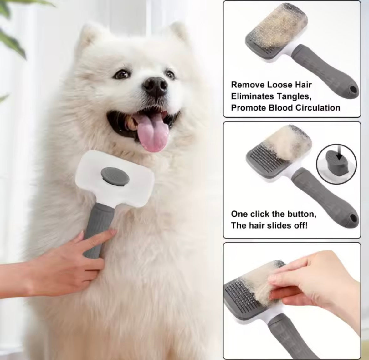 Easy Clean Pet Brush